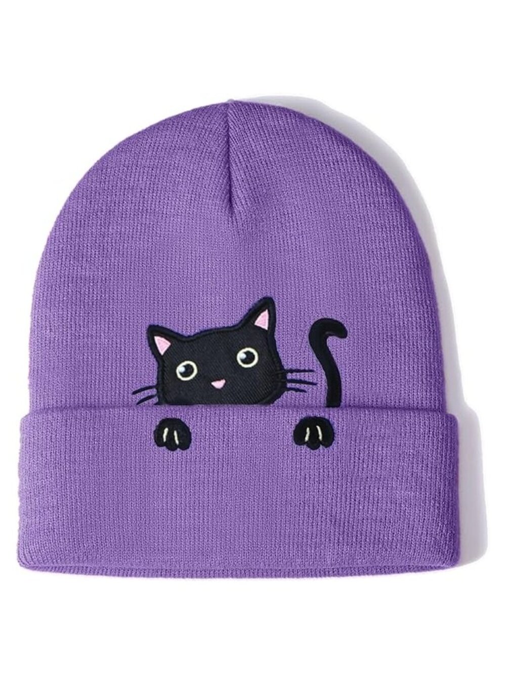 Cat Beanie Cute Lover Gifts Animal Knitted Hats Valentines Gifts for Cat Mom Wom